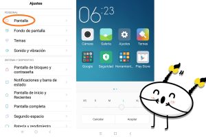 trucos xiaomi tamaño letra