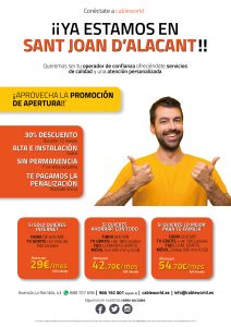 oferta fibra cableworld Sant Joan